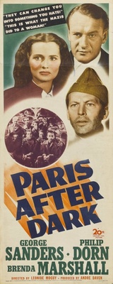 Paris After Dark movie poster (1943) poster