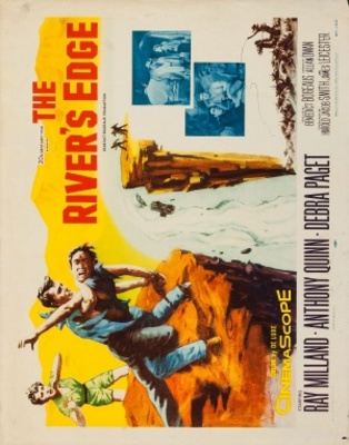 The River's Edge movie poster (1957) canvas poster