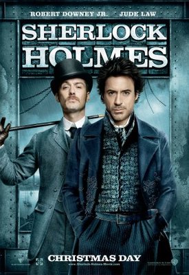 Sherlock Holmes movie poster (2009) Stickers MOV_c9a95dd5