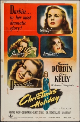 Christmas Holiday movie poster (1944) poster with hanger