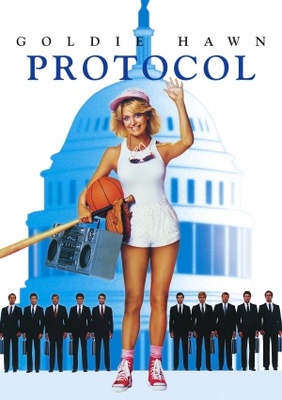 Protocol movie poster (1984) wooden framed poster
