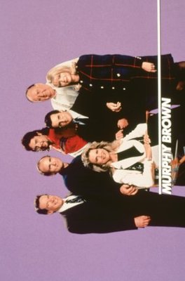 Murphy Brown movie poster (1988) metal framed poster