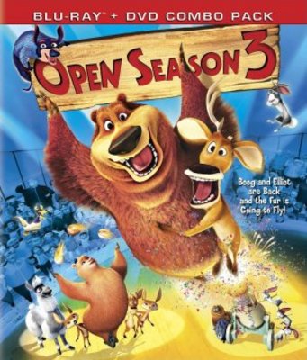 Open Season 3 movie poster (2010) wooden framed poster