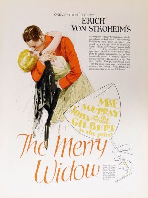 The Merry Widow movie poster (1925) pillow