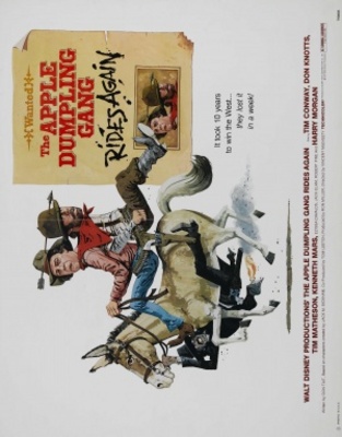 The Apple Dumpling Gang Rides Again movie poster (1979) wood print