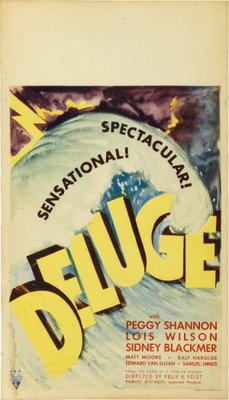 Deluge movie poster (1933) wooden framed poster