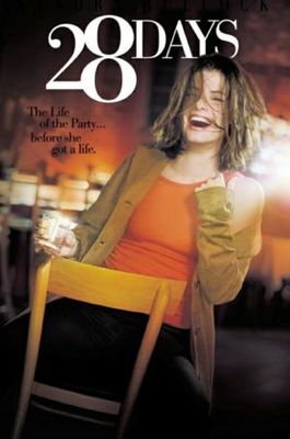 28 Days movie poster (2000) pillow