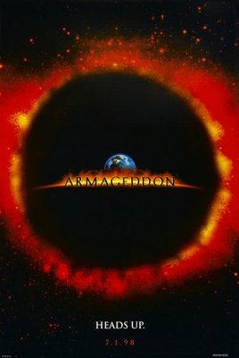 Armageddon movie poster (1998) canvas poster