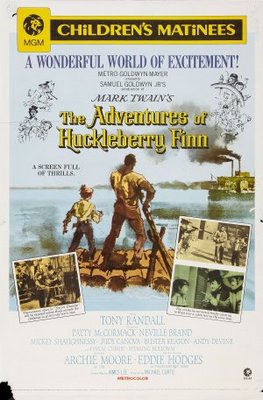 The Adventures of Huckleberry Finn movie poster (1960) wooden framed poster