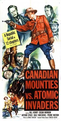 Canadian Mounties vs. Atomic Invaders movie poster (1953) Mouse Pad MOV_ca20e4c6