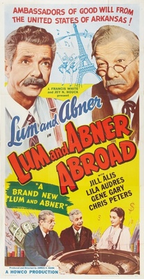 Lum and Abner Abroad movie poster (1956) poster