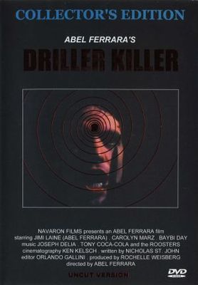 The Driller Killer movie poster (1979) pillow