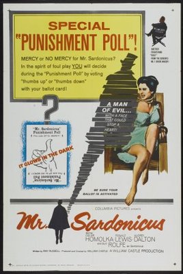 Mr. Sardonicus movie poster (1961) canvas poster
