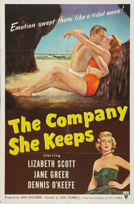 The Company She Keeps movie poster (1951) t-shirt