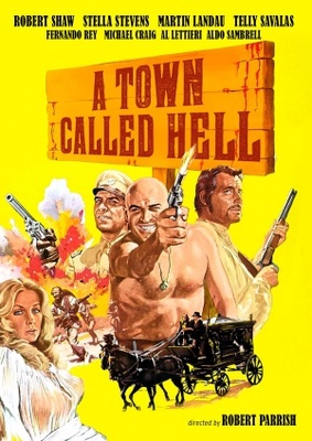 A Town Called Hell movie poster (1971) metal framed poster