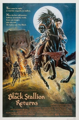 The Black Stallion Returns movie poster (1983) wood print