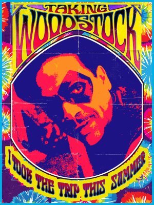 Taking Woodstock movie poster (2009) wooden framed poster