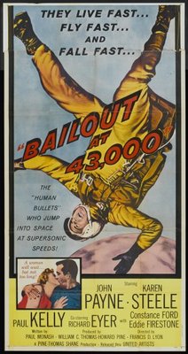 Bailout at 43,000 movie poster (1957) Mouse Pad MOV_cb056d6c