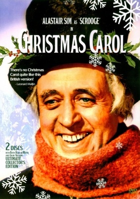 Scrooge movie poster (1951) wood print
