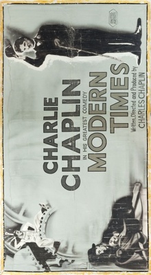 Modern Times movie poster (1936) metal framed poster