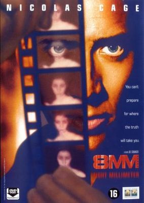 8mm movie poster (1999) wood print