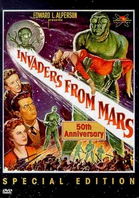 Invaders from Mars movie poster (1953) metal framed poster