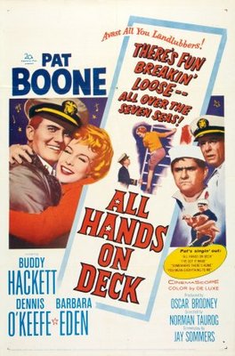 All Hands on Deck movie poster (1961) metal framed poster