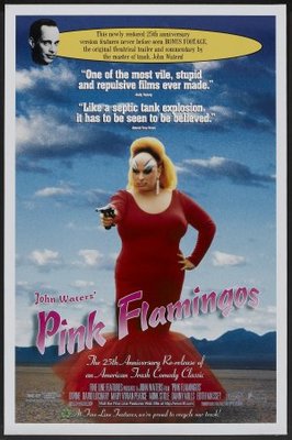 Pink Flamingos movie poster (1972) t-shirt