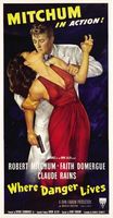 Where Danger Lives movie poster (1950) Longsleeve T-shirt #637223
