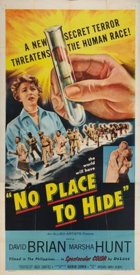 No Place to Hide movie poster (1956) poster with hanger