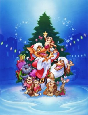 An All Dogs Christmas Carol movie poster (1998) canvas poster