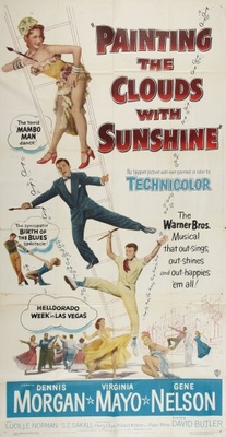 Painting the Clouds with Sunshine movie poster (1951) pillow