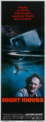 Night Moves movie poster (1975) wood print