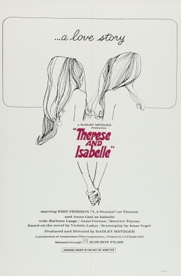 Therese and Isabelle movie poster (1968) metal framed poster