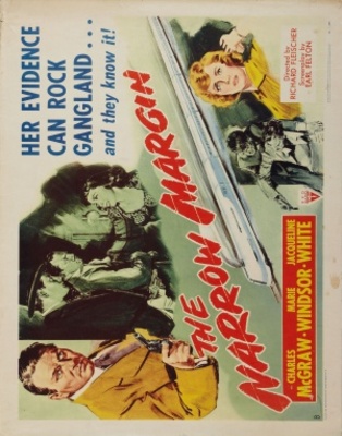 The Narrow Margin movie poster (1952) canvas poster