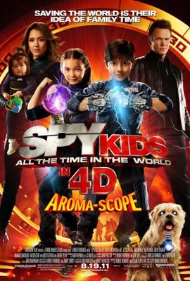 Spy Kids 4: All the Time in the World movie poster (2011) hoodie