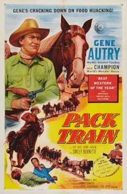 Pack Train movie poster (1953) poster with hanger