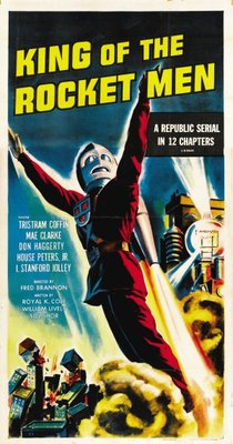 King of the Rocket Men movie poster (1949) metal framed poster