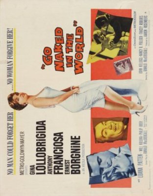 Go Naked in the World movie poster (1961) canvas poster