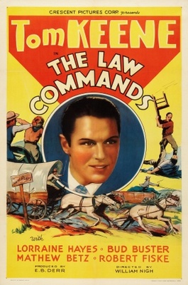 The Law Commands movie poster (1937) poster with hanger