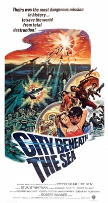 City Beneath the Sea movie poster (1971) metal framed poster