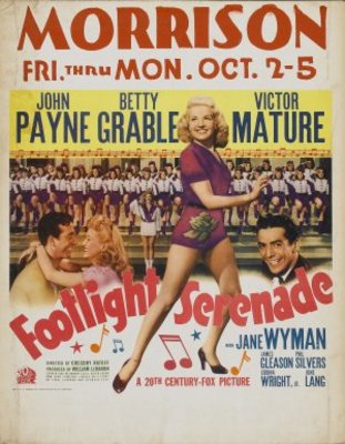 Footlight Serenade movie poster (1942) t-shirt