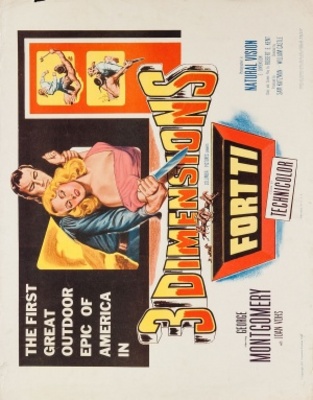 Fort Ti movie poster (1953) wood print