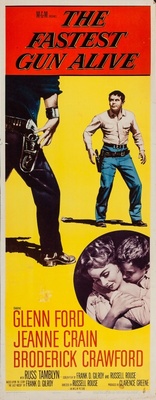 The Fastest Gun Alive movie poster (1956) metal framed poster