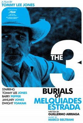 The Three Burials of Melquiades Estrada movie poster (2005) poster with hanger