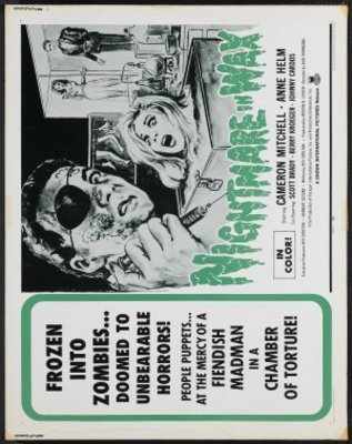 Nightmare in Wax movie poster (1969) wood print