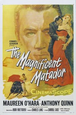 The Magnificent Matador movie poster (1955) canvas poster