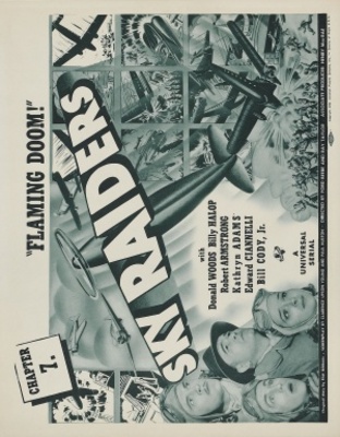 Sky Raiders movie poster (1941) canvas poster