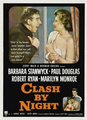 Clash by Night movie poster (1952) poster with hanger