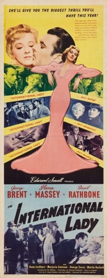 International Lady movie poster (1941) mouse pad